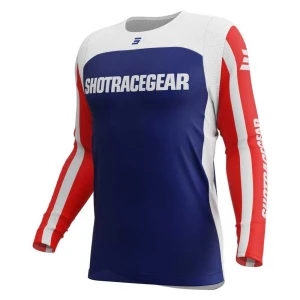 Shot Race Gear Maillot De Manga Larga Contact Mythic Blue / Red S