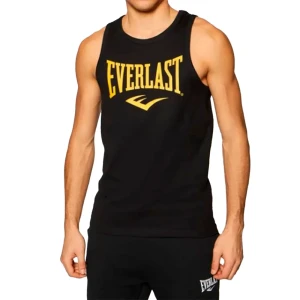 Everlast T-shirt Sans Manches Logo Metallic Gold S