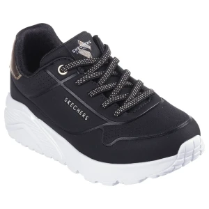 Skechers Baskets Uno Lite Metallic Mode Black Synthetic / Trim EU 27 1/2 Garçon,Fille