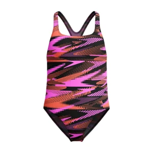 Speedo Traje De Baño Hyperboom Allover Medalist Coral Sands 7-8 Años