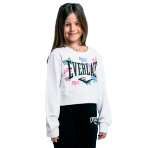 Everlast Sweat-shirt Lfs Fw Rainbow White 16 Années Fille