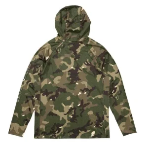 Salty Crew Rash Guard Manga Larga Apex Perforated Hood Camo 2XL