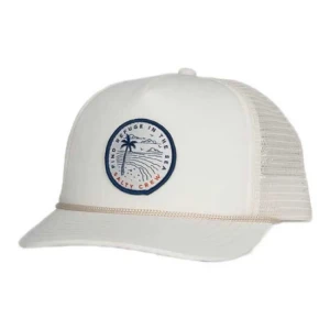 Salty Crew Casquette Trophy Foamy Trucker Off White One Size Homme,Femme