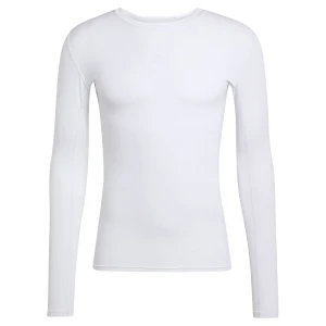 Adidas T-shirt à Manches Longues Techfit White L Homme