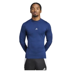 Adidas T-shirt à Manches Longues Techfit Cold.rdy Team Navy Blue 2 M Homme
