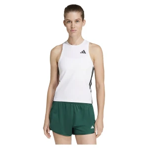Adidas T-shirt Sans Manches Train Essentials 3 Stripes Workout White / Black M