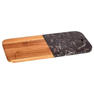 San Ignacio Planche à Découper X Kinvara Sanr089 38x18 Cm Marble Wood / Black One Size