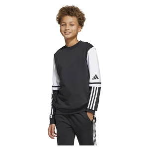 Adidas Sweat-shirt Squadra 25 Crewneck Black / White 5-6 Années Garçon,Fille