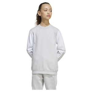 Adidas Sweat-shirt Squadra 25 Crewneck Team Light Grey / White 9-10 Années Garçon,Fille