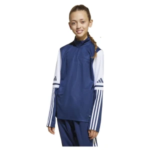 Adidas Sweat à Demi-zip Squadra 25 Training Team Navy Blue 2 / White 7-8 Années Garçon,Fille
