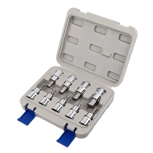 Irimo Juego De 9 Enchufes Hexagonales Puntiagudos De 1/2´´ Multicolor One Size