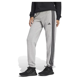 Adidas Joggers Essentials 3 Stripes French Terry Cuffed Medium Grey Heather / Black L Femme