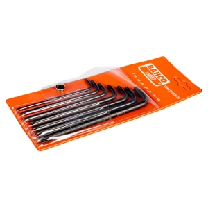 Bahco Jeu De Clés Torx Long Phosphated T10-t40 7 Unités Multicolor One Size