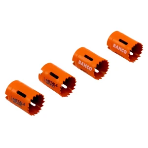 Bahco Jeu De 4 Couronnes Bimétalliques Sandflex 25 Multicolor One Size
