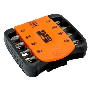 Bahco Punta De 1/4´´ Para Tornillos Phillips Pozidriv Torx® De Seguridad Y Hexagonales 17 Unidades Multicolor One Size