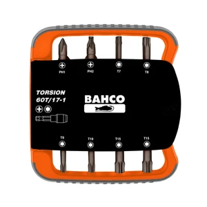 Bahco Juego De Puntas De Torque De 1/4´´ Para Tornillos Phillips Y Torx® 27 Mmx73 Mmx82 Mm 17 Unidades Multicolor One Size