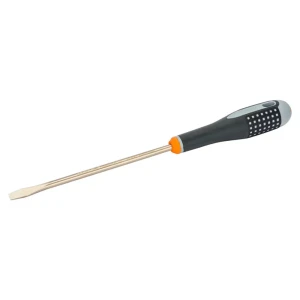Bahco Destornillador Ranurado Antichispas De Bronce Y Aluminio Ergoâ„¢ 1.2x8x200 Mm Multicolor One Size