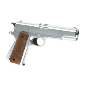 Hfc Pistola De Airsoft M1911 Gnb Silver One Size
