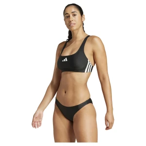 Adidas Bikini 3 Stripes V Back Black / White 34