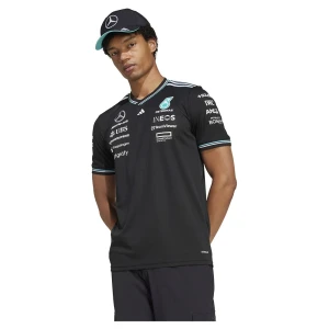 Adidas Camiseta De Manga Corta Mercedes Amg Petronas F1 Team Black / White L
