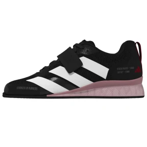 Adidas Chaussures D´haltérophilie Adipower Iii Core Black / Cloud White / Purrub EU 42