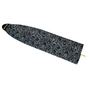 Fcs Housse De Planche De Surf Stretch All Purpose 6´0 Monogram Coal / Lime One Size unisex