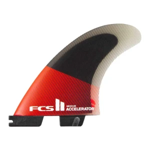 Fcs Dérive Ii Accelerator Pc L Tri Fins Red / Black One Size unisex