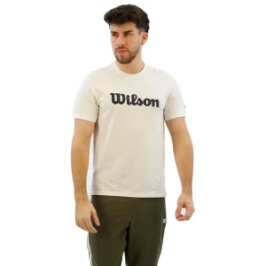 Wilson Camiseta De Manga Corta Easy Street Bright White/Classic Navy S