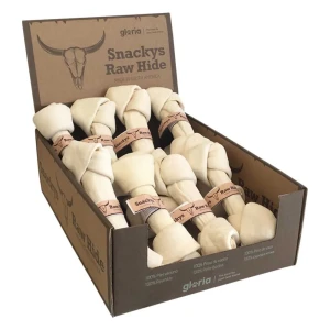 Gloria Snackys Nudo De Cuero Crudo Para Perros 20-23cm 12 Unidades One Size