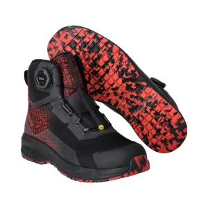 Mascot Botas De Seguridad Anchas Black / Red / Black EU 41