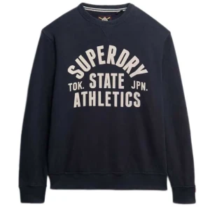 Superdry Sweat-shirt Athletic Ess Bradley Navy S Homme