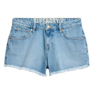 Superdry Short En Jean Hot Ice Pool Pale Blue 30 Femme