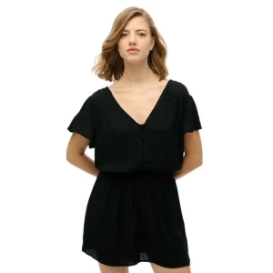 Superdry Combinaison à Manches Courtes Printed Black L Femme