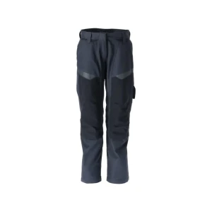 Mascot Pantalons De Travail Pour Femmes Dark Navy / Hi-Vis Yellow 48