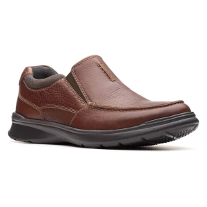 Clarks Shoes Mocassins Cotrell Free Tobacco Leather EU 44 Homme