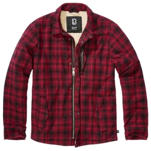 Brandit Polaire Zippée Classic Sherpa Red / Black 4XL Homme