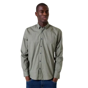 Garcia Chemise à Manches Longues Z1189 Vetiver M Homme