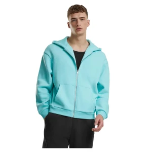 Urban Classics Sweat-shirt à Zip Tb7284 Beryl Blue 2XL Homme