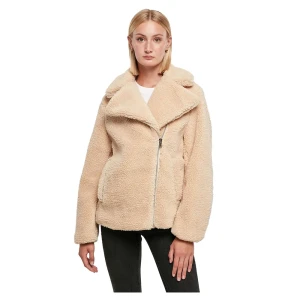 Urban Classics Veste Sherpa Biker Union Beige 4XL Femme
