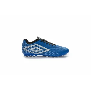 Umbro Chaussures De Football Junior Aurora Ii Ag Classic Blue / White / Black / Silver EU 33 Garçon,Fille