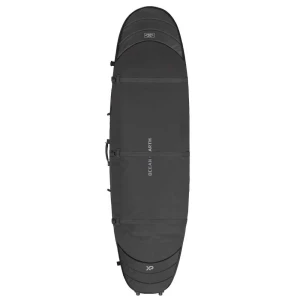Ocean & Earth Funda Para Tabla De Surf Double Wheel Hypa Longboard 8´6´´ Black One Size
