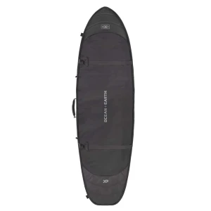 Ocean & Earth Funda Para Tabla De Surf Quad Wheel Hypa Fish Shortboard 7´6´´ Black One Size