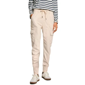 Pepe Jeans Joggers Md Waist Slim New Crusade Mousse White XS Femme