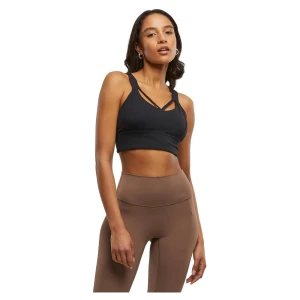 Urban Classics Soutien-gorge De Sport Crossed Black XL