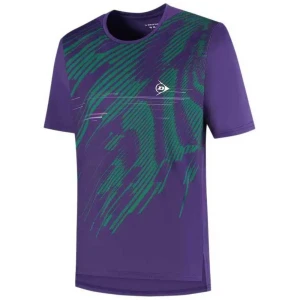Dunlop Camiseta De Manga Corta Game 1 Violet Indigo / Aventurine Green XL
