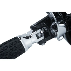 Kuryakyn Placa Adaptadora De Estribo Kur8945 Chrome / Chrome One Size