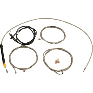 La Choppers Kit De Línea De Freno 12´´-14´´ La-8059kt3-13 Silver One Size