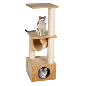 Flamingo Griffoir Pour Chat Viola Beige 35 x 35 x 103 cm