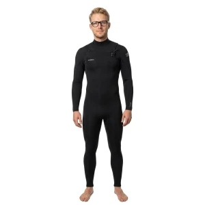 O´neill Wetsuits Combinaison En Néoprène à Manches Longues Avec Fermeture éclair Sur La Poitrine Epic 5/4 Mm Black / Black / Black M Homme