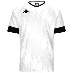 Kappa T-shirt à Manches Courtes Fosco White / Black L Homme